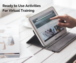 Cindy Huggett Ready to Use Activities For Virtual Training