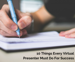 Cindy Huggett 10 Things Every Virtual Presenter Must Do For Success