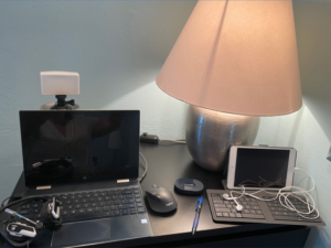 Cindy Huggett workstation setup